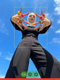 DAXUEN DAXUEN Solid Color Knit Top — T-Shirt for Summer — model photo