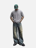 DAXUEN olive green solid crew neck knit top
