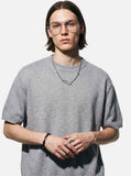 DAXUEN olive green solid crew neck knit top