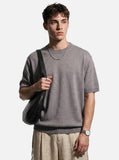 DAXUEN olive green solid crew neck knit top