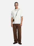 DAXUEN solid black crew neck knit t-shirt