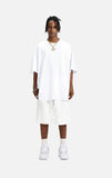 DAXUEN white oversized solid vintage graphic tee