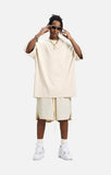 DAXUEN white oversized solid vintage graphic tee