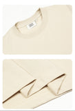 DAXUEN white oversized solid vintage graphic tee