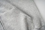 DAXUEN heather grey oversized sequined wing hoodie and sweatpants set