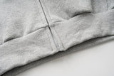 DAXUEN heather grey oversized sequined wing hoodie and sweatpants set