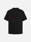 DAXUEN Relaxed fit speckled mock neck t-shirt