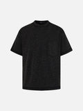 DAXUEN Relaxed fit speckled mock neck t-shirt