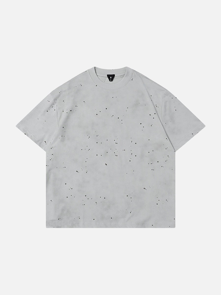 DAXUEN Oversized short-sleeved speckled t-shirt