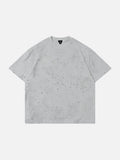 DAXUEN Oversized short-sleeved speckled t-shirt