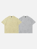 DAXUEN Oversized short-sleeved speckled t-shirt