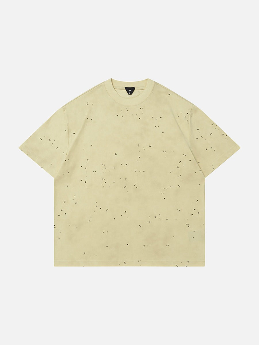 DAXUEN Oversized short-sleeved speckled t-shirt