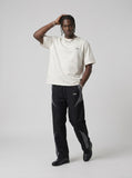 DAXUEN Starry graphic T-shirt with embroidered logo — model photo