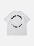 DAXUEN black oversized sporty 69 graphic tee