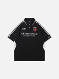 DAXUEN Color-blocked short-sleeve polo shirt