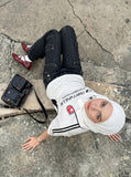 DAXUEN Sporty Color-Blocked Polo Shirt | DAXUEN — model photo