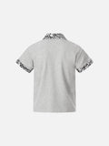 DAXUEN Short-sleeved polo shirt with spot print details