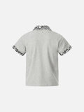 DAXUEN Short-sleeved polo shirt with spot print details