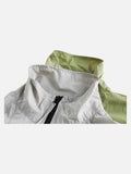 Textured Oversized Windbreaker Jacket