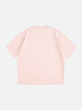 Geometric Red 'STAFFPICK' Oversized Tee