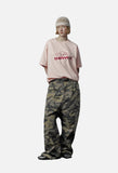 Geometric Red 'STAFFPICK' Oversized Tee