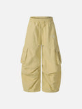 DAXUEN Wide-leg cargo pants with star embroidery