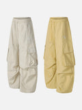 DAXUEN Wide-leg cargo pants with star embroidery