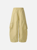 DAXUEN Wide-leg cargo pants with star embroidery