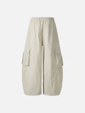 DAXUEN Wide-leg cargo pants with star embroidery