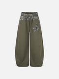 DAXUEN grey marl oversized star-graphic camouflage sweatpants