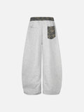 DAXUEN grey marl oversized star-graphic camouflage sweatpants