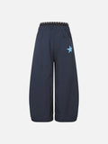 DAXUEN Wide-leg track pants with star graphics
