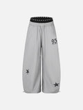 DAXUEN Wide-leg track pants with star graphics