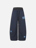 DAXUEN Wide-leg track pants with star graphics