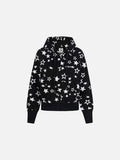 DAXUEN Star print full-zip hooded jacket
