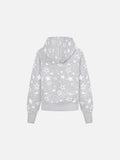 DAXUEN Star print full-zip hooded jacket