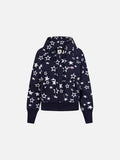 DAXUEN Star print full-zip hooded jacket