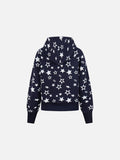DAXUEN Star print full-zip hooded jacket