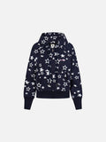 DAXUEN Star print full-zip hooded jacket