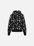 DAXUEN Star print full-zip hooded jacket