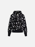 DAXUEN Star print full-zip hooded jacket