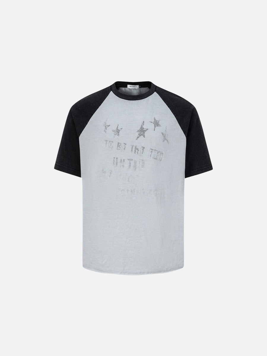 DAXUEN Short-sleeved raglan t-shirt with star print