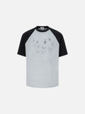 DAXUEN Short-sleeved raglan t-shirt with star print