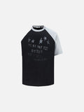 DAXUEN Short-sleeved raglan t-shirt with star print