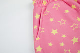 DAXUEN pink star wide-leg casual pants