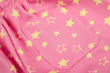 DAXUEN pink star wide-leg casual pants