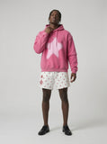 DAXUEN Women's casual shorts with star prints and embroidery — model photo