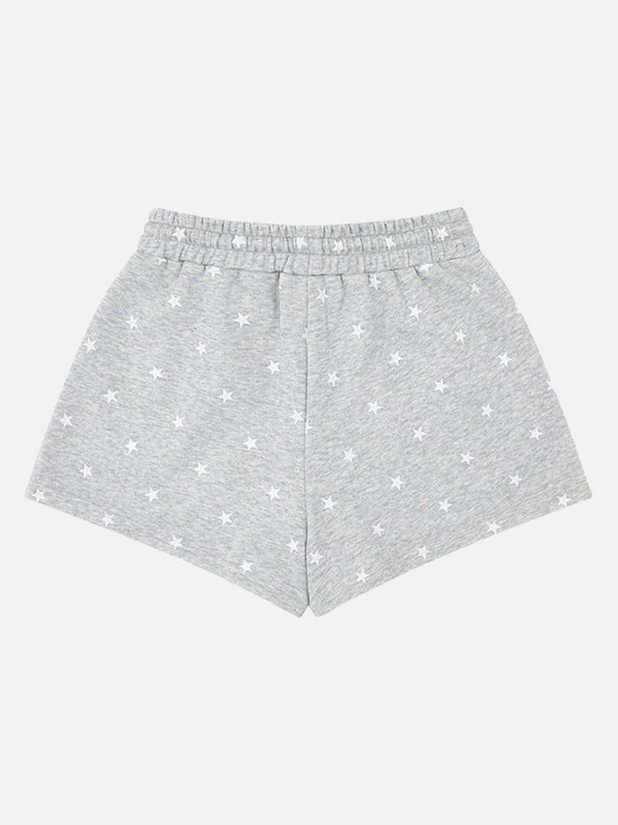 DAXUEN Women's casual shorts with star prints and embroidery