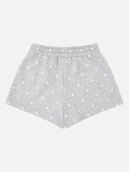 DAXUEN Women's casual shorts with star prints and embroidery