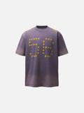 DAXUEN Oversized short-sleeved T-shirt with star graphics